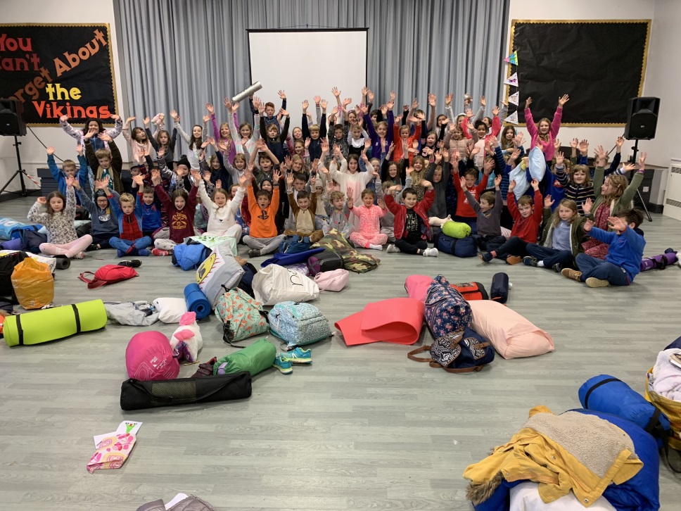 St Columba's Participates in the Wee Sleep Out
